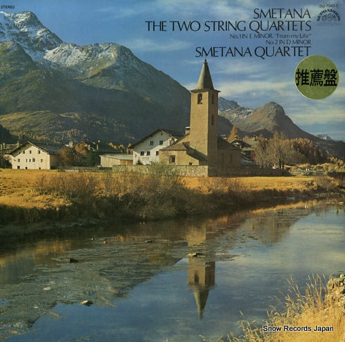 SMETANA QUARTET smetana; the two string quartets no.1 in e minor 