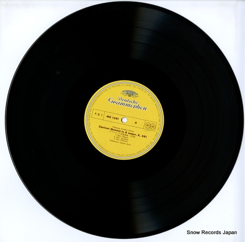 PHILHARMONIC SOLOISTS BERLIN mozart; clarinet quintet in a major, k.581 MG-1391