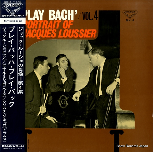 LOUSSIER, JACQUES play bach vol.4 SLH18