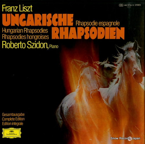SZIDON, ROBERTO liszt; ungarische rhapsodien MG9736/8