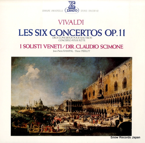 SCIMONE, CLAUDIO vivaldi; les six concertos op.11 ERX2281-82