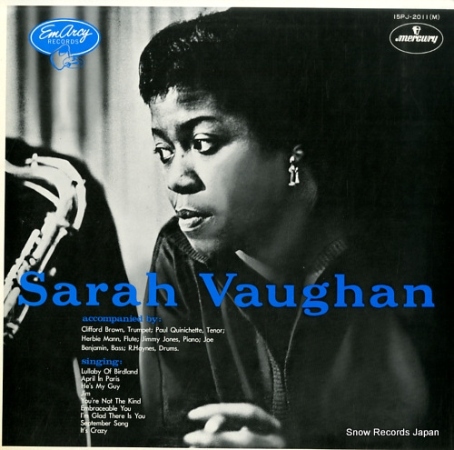 VAUGHAN, SARAH sarah vaughan 15PJ-2011(M)