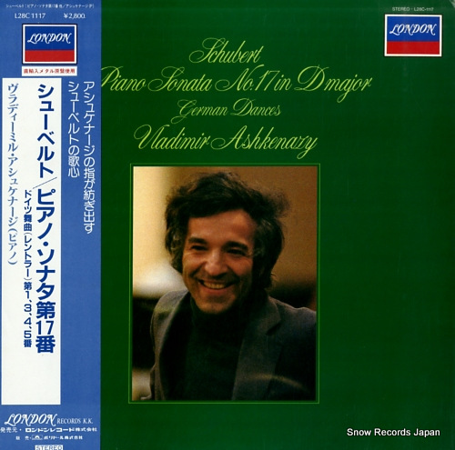 ASHKENAZY, VLADIMIR schubert; piano sonata no.17 in d major L28C1117