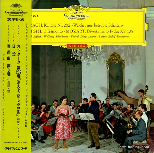 SEEFRIED, IRMGARD bach; kantate nr.202 