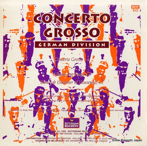 GERMAN DIVISION concerto grosso ROT013 - back cover