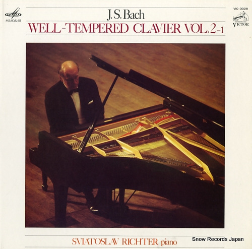 RICHTER, SVIATOSLAV bach; well - tempered clavier vol.2 - 1 VIC-3028