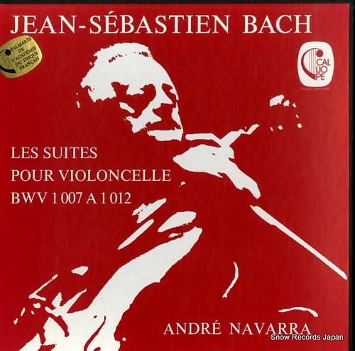 ɥ졦ʥ bach; les suites pour violoncelle bwv 1007 a 1012 CALLIOPE164143