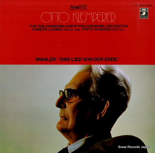 KLEMPERER, OTTO mahler; das lied von der erde EAC-70226