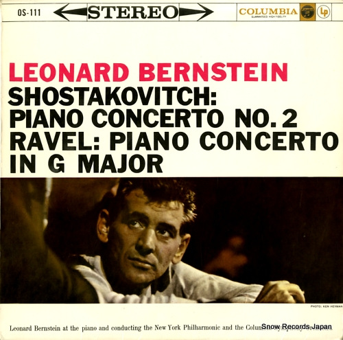 BERNSTEIN, LEONARD shostakovitch; piano concerto no.2 OS-111