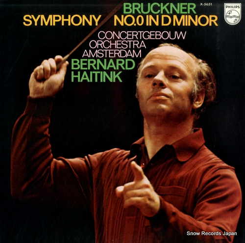 HAITINK, BERNARD bruckner; symphony no.0 in d minor X-5651