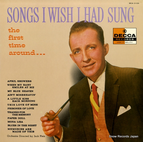 CROSBY, BING songs i wish i had sung MCA-3159