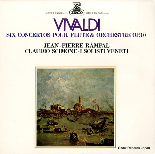 RAMPAL, JEAN-PIERRE vivaldi; six concertos pour flute & orchestra ERX2020
