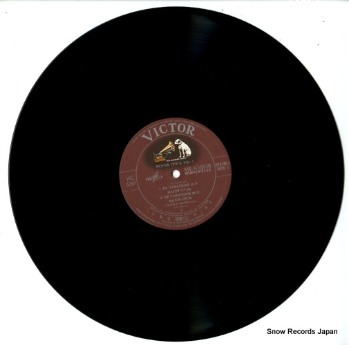 RICHTER, SVIATOSLAV beethoven; six variations in f major op.34 VIC-5301-2
