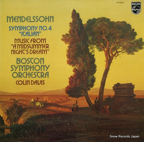 DAVIS, COLIN mendelssohn; symphony no.4