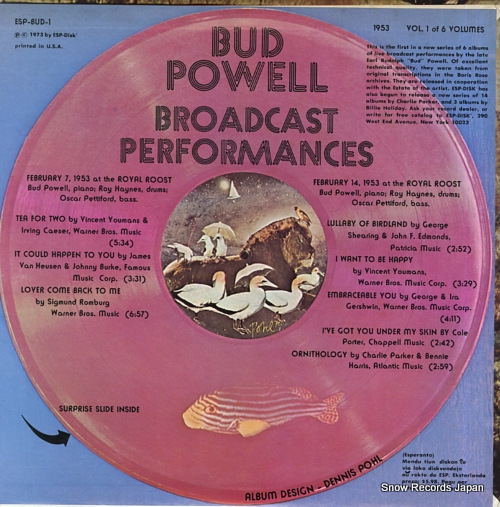 Хɡѥ broadcast performances 1953 vol.1 of 6 volumes ESP-BUD-1