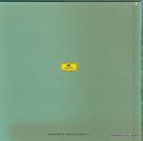 BERNSTEIN, LEONARD beethoven; missa solemnis MG8371/2 - back cover