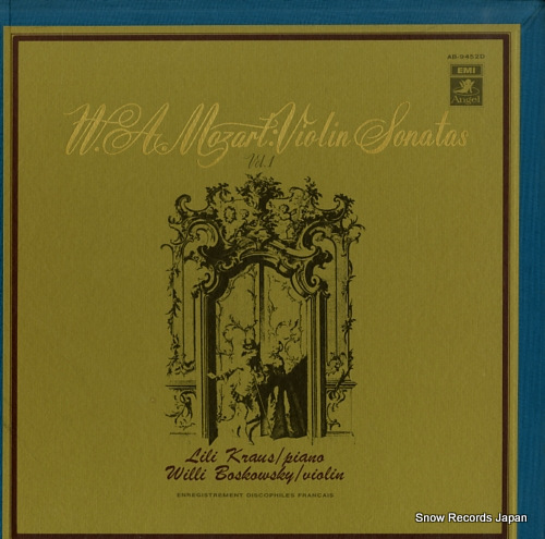 KRAUS, LILI / WILLI BOSKOWSKY mozart; violin sonatas vol.1 AB-9452D
