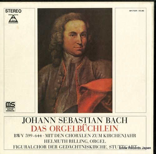 RILLING, HELMUTH bach; das orgelbuchlein bwv599-644 OP-7239-42-MC