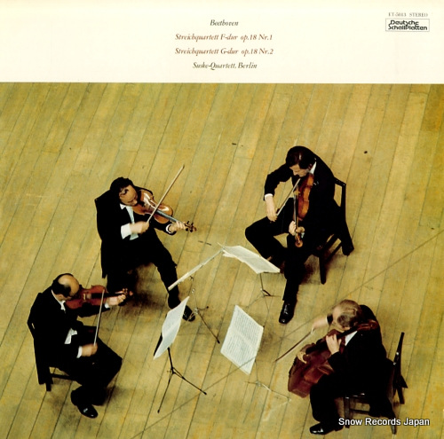 SUSKE-QUARTETT, BERLIN beethoven; streichquartett f-dur op.18 nr.1, g-dur op.18 nr.2 ET-5013