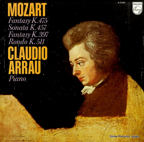 ARRAU, CLAUDIO mozart; fantasy k.475, sonata k.457, fantasy k.397, rondo k.511 X-7620