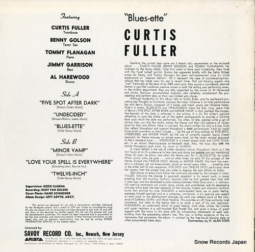 FULLER, CURTIS blues ette 22RS-2